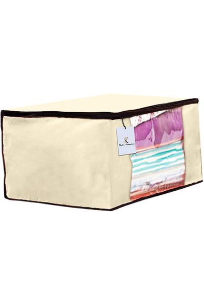 Generic Kuber Industries 3 Piece Non Woven Fabric Clothes Organizer Set With Transparent Window, Extra Larg