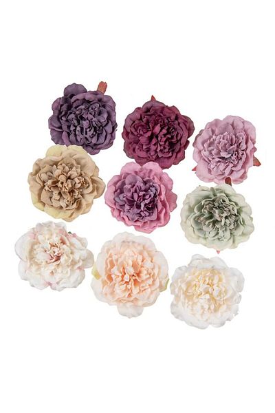 Choice 10 pieces MULTI 5/10Pcs Silk Dahlias Artificial Flower Home Decor Wedding Diy Rose Arch Christmas Ga