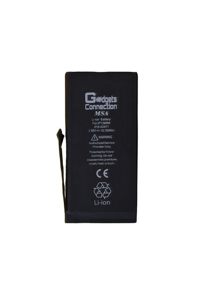 Gadgets Connection Replacement Battery for Apple iPhone 12 Mini in Black
