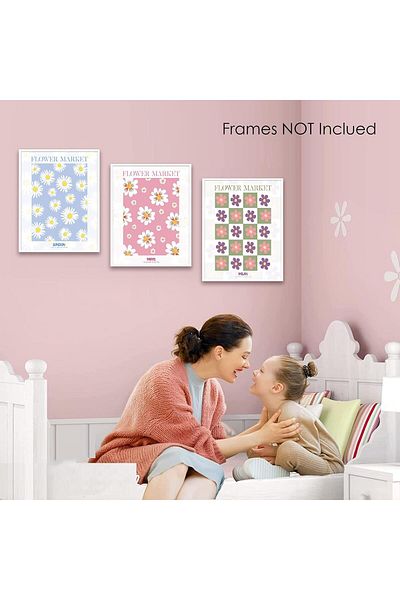 Generic Wall Art Wall Décor Flowers Botanical Prints Posters for Room Aesthetic Abstract Pastel Matisse Flo