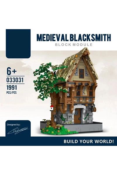 Choice No Box Blacksmith Shop Medieval Blacksmith Shop Magic House Tavern Building Blocks MOC City Street V