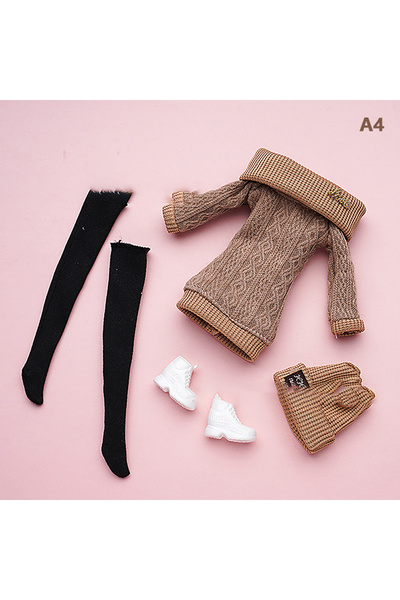 Choice مجموعة واحدة من ملابس الدمية مقاس A4 بطول 30 سم، إكسسوارات تلبيس سترة ...