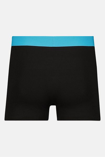 BENCH Men 3 Pack Brand Logo Boxers, Black