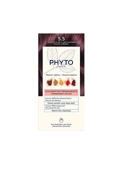Phyto Phytocolor #5.5-hellbraunes Mahagoni 4 Stk