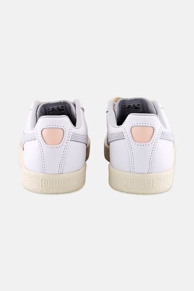 Puma X Select Kids Boy Clyed Leather Lace Up Outdoor Shoes White