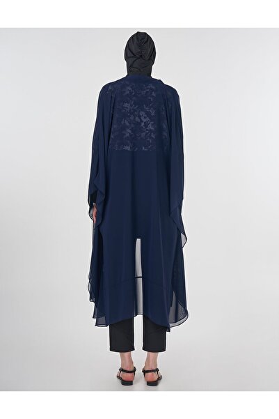 Kayra Chiffon Hijab Pareo Dark Navy Blue