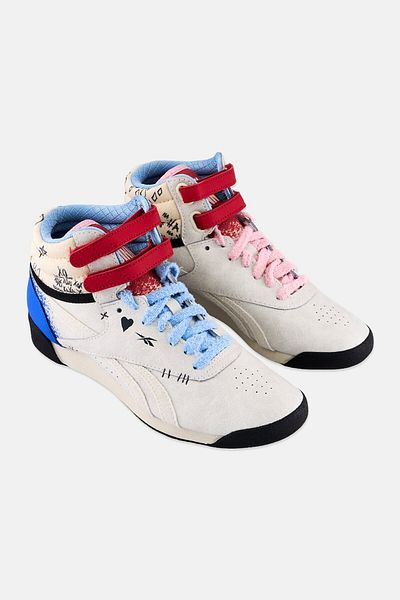 Reebok X Dc Women F/s Hi Lace Up Training Shoes, Multicolor