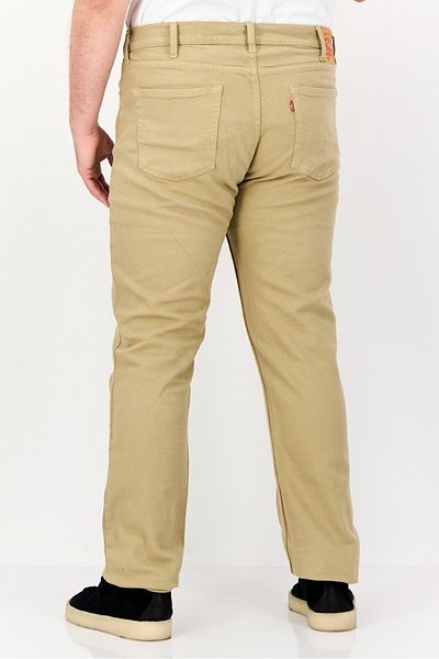 Levi's Men Slim Fit Plain Denim Jeans, Khaki