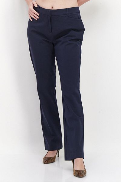 41 Hawthorn Women High Rise Bootcut Pants, Navy Blue