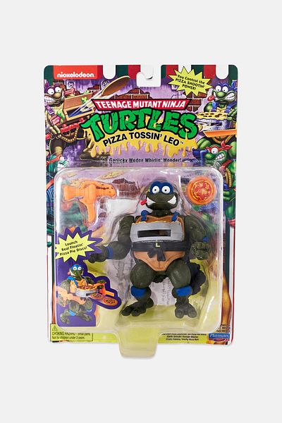 Teenage Mutant Ninja Turtles Playmates Pizza Tossin Leo Figure