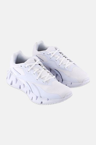 Reebok حذاء جري نسائي Zig Dynamica 4 برباط، أبيض