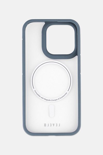 Levelo Iphone 15 Pro Rouge Magsafe Matte Phone Case, Grey