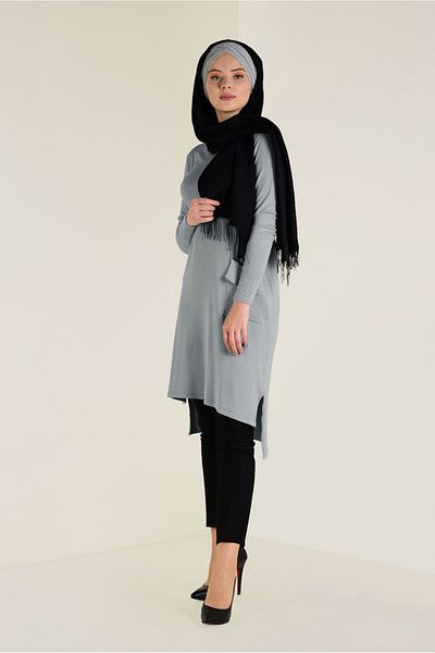 Alvina 4522 Μοντέλο Glittery Knitwear Tunic