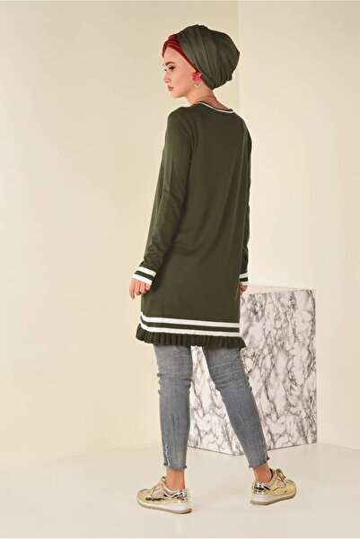 Alvina ETEK UCU FIRFIRLI TRİKO TUNİK 4510