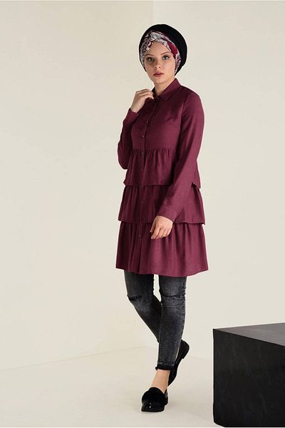 Alvina Layered Tunic 4632 - Σχέδιο Flounced