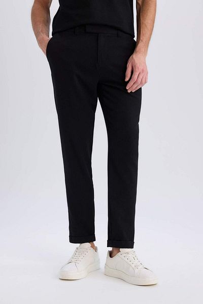 DeFacto Jogger Zippered Leg Summer Fabric Trousers E4779Ax25Sm