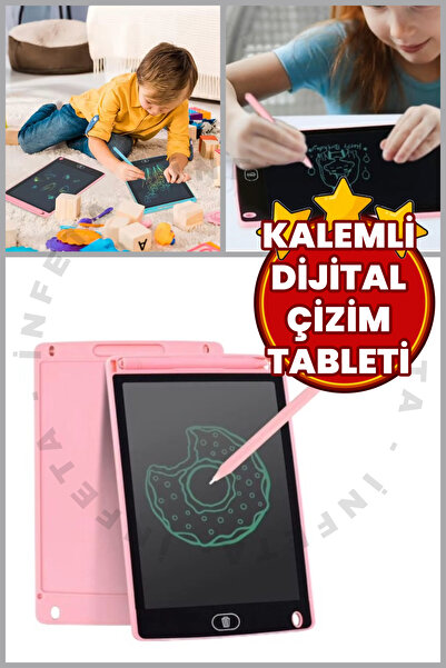İnfeta Kalemli Silinebilir Dijital Oyuncak Tablet-writing Tablet- Oyuncak Tablet