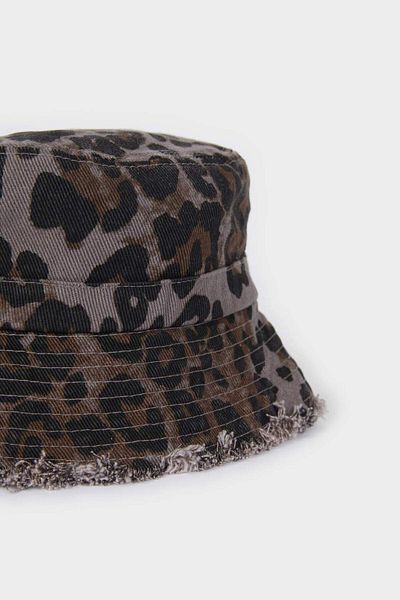 DeFacto Women's Leopard Pattern Woven Baseball Basketball Cap D8005Ax25Sm