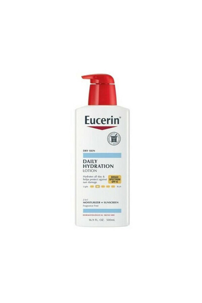 Eucerin Eucerin Daily Hydration Lotion, Sunscreen SPF 15 - 500ml