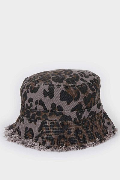 DeFacto Women's Leopard Pattern Woven Baseball Basketball Cap D8005Ax25Sm