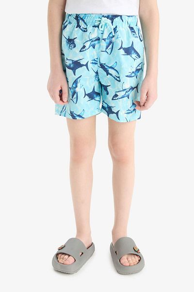 DeFacto Jungen-Meeresshorts mit Hai-Muster E7510A825HS