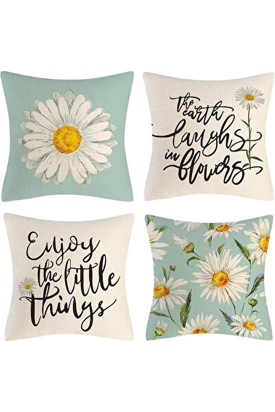 Arabest Decorative Throw Pillow Covers, 4Pcs Waterproof Cushion Covers, Perfe...