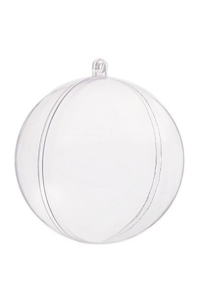 Springos Globe decoration, acrylic, 6 cm, transparent