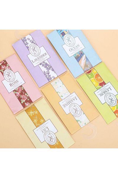 Generic SYOSI 6 Scented Sachets, 12 grams x 12 Pack Fragrance Sachets Bags Long Lasting Scented for Wardrob