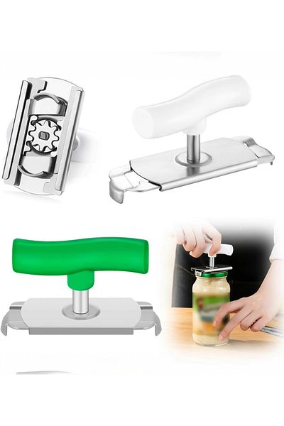 İnfeta Easy Grip Squeeze Open Metal Canning Jar Bottle Opener Jar Lid Opening Apparatus