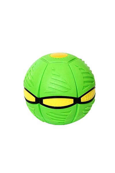 Choice No lamp Green Bouncy Stomp Ball Magic Flying Saucer Ball Puzzle Pet Children's Toys Indoor Outdoor D