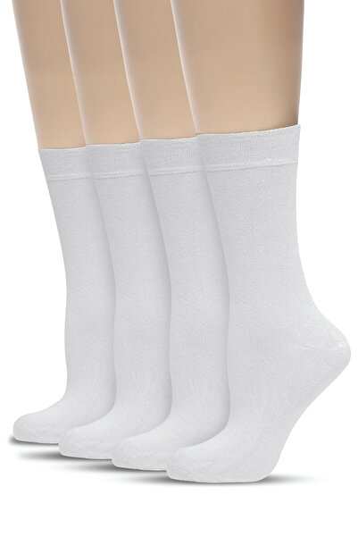 BELİNOPLUS Комплект от 4 безшевни дамски чорапи от органичен бамбук