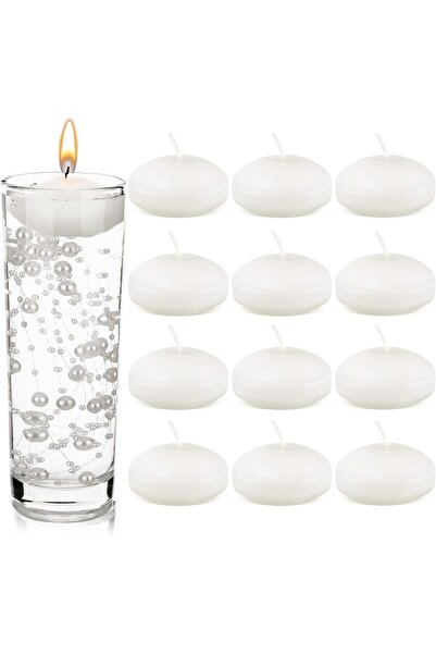 DUX candle 16Pieces 1.65 Inch Floating Candles for Wedding Centerpiece