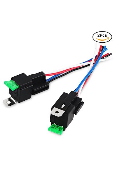 Choice 2pcs 2 / 6pcs 12v Dc Spst Automotive Auto Relay With Relay Socket Relays Kit Switch 30a 4pin Fuse Re