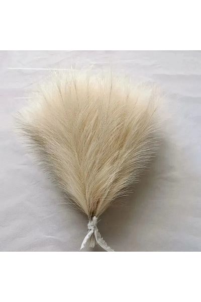 Choice beige 10PCS/lot Artificial Flowers Fluffy Pampas Grass Bouquet for Wedding Home Party Vase Decoratio