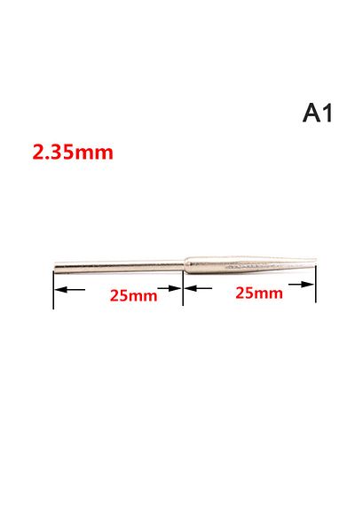 Choice 10pcs A-2.35mm 10/12pcs Sandpaper Clamp 2.35/3.0mm Fixing Rod Split Mandrels Long Abrasive Holder Cl