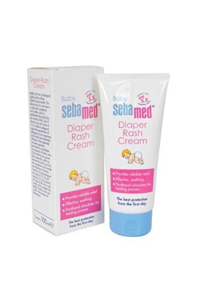 Sebamed Baby Diaper Rash Cream 100 ml Soothing Barrier Cream with Zinc Oxide for Rash Relief & Skin