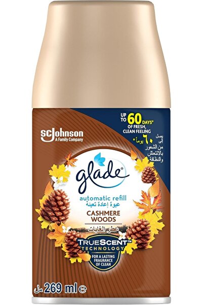 Glade Automatic Air Freshener Spray Refill - Cashmere Woods, 269ml
