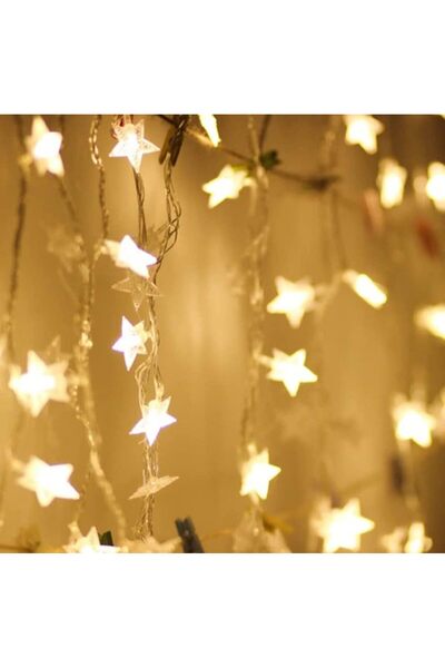 Generic LED star string lights, battery operated for indoor and outdoor use, ...