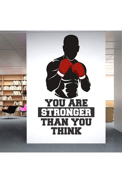 Generic StickMe 'Gym - Fitness - Bodybuilding - Office - Sports - Workout - Boxing - Inspirational - Motiva