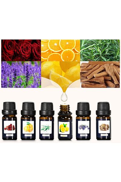 Generic ANYOUI Essential Oils by Pure Aroma 100% Pure Oils kit- Aromatherapy Oils Gift Set-6pcs x 10 mL for