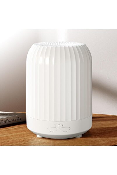 EXCEFORE مرطب هواء بالموجات فوق الصوتية معطر جو، سعة 250 مل، 7 أضواء ملونة (أ...