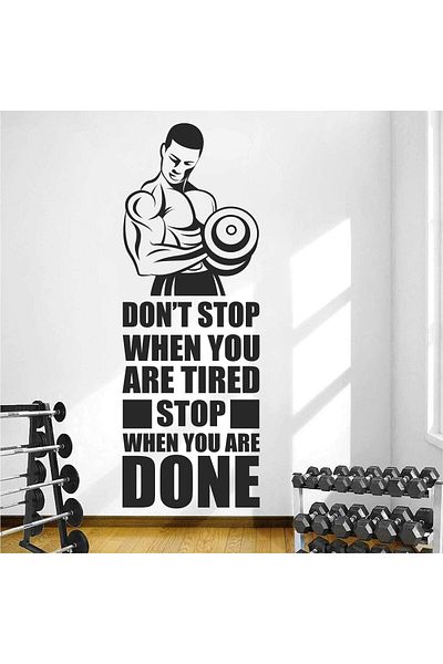 Generic StickMe 'Gym - Fitness - Bodybuilding - Office - Sports - Workout - Boxing - Inspirational - Motiva