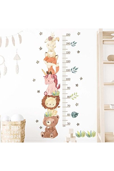 Generic Children's Height Wall Chart - Cute Cartoon Nursery Growth Chart Wall Stickers