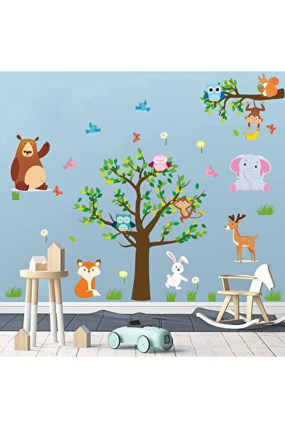 Generic Forest Animals Wall Stickers for Children's Room, Nursery and Classroom