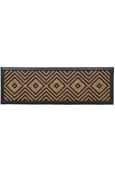 Generic Geometric Diamond Pattern Rubber Door Mat, Indoor Outdoor Entrance Ma...