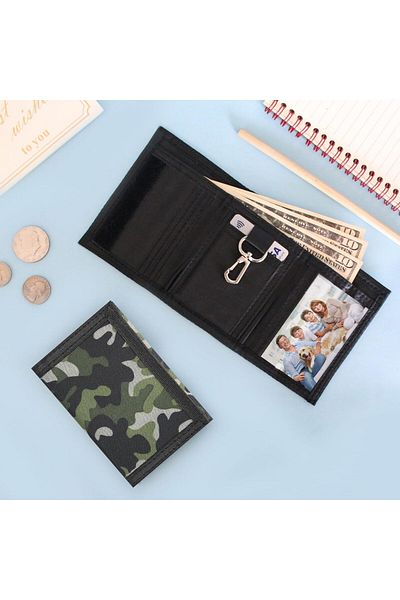 Generic Camo Kids Wallet for Boys Girls Teen, Little Boys Wallet for Ages 4-12, Camouflage Youth Tri-Fold W