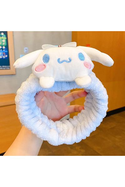 Choice 2 Kuromi Melody Cute Face Wash Makeup Hairband Kawaii Cinnamoroll Sweet Non Slip Elastic Hair Acces.