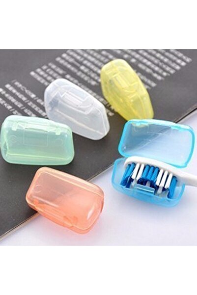 Choice 5 قطع - مجموعة عشوائية من 5 قطع/مجموعة حامل غطاء فرشاة الأسنان المحمول الصحي المقاوم للجراثيم وواقي فرشاة الأسنان للسفر