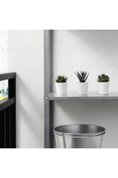Generic AMREEN Artificial Potted Plant with Pot, Indoor/Outdoor Succulent, 6 cm, Set of 3