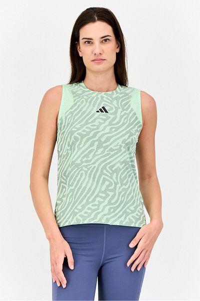 adidas Women Sportswear Fit Sleeveless Training Tank Top, Light Lime Green
